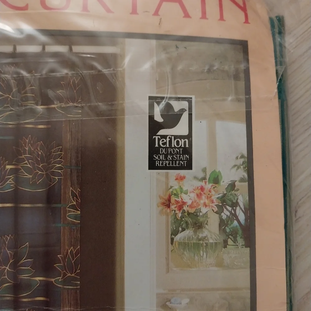 NWT Vintage 90's Excell Shower Curtain